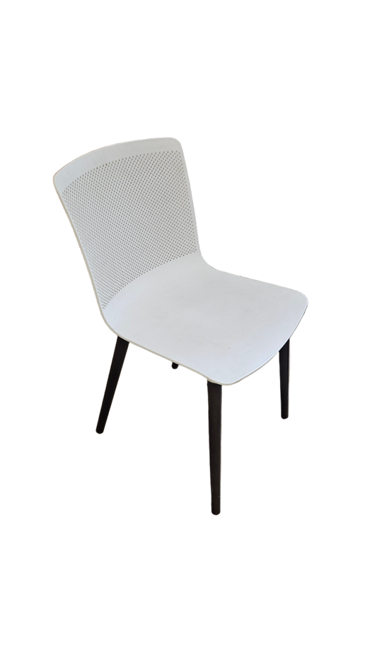 Chaise Forma 5 Glove blanche et noir