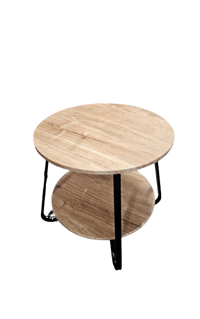 Table basse D46xH46 Bois et Métal