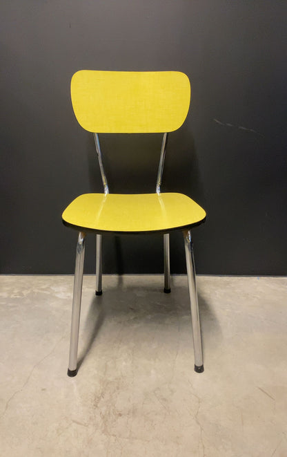 Chaise Formica Jaune élégante