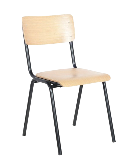 Chaise école en Bois