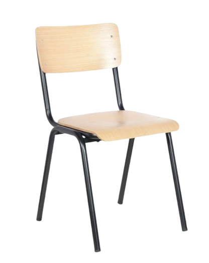 Chaise école en Bois